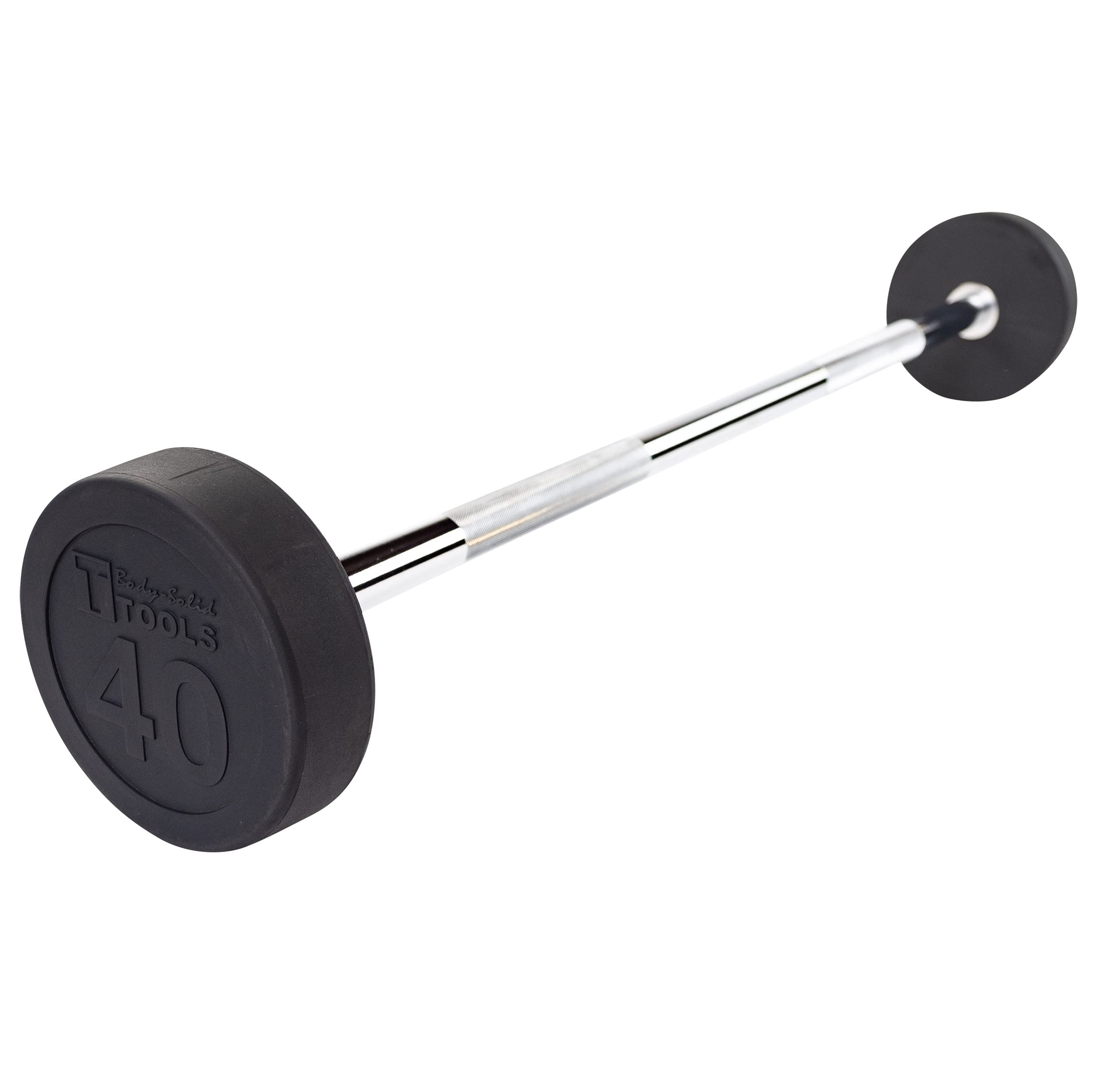 Amazon.com : Body-Solid (SBB40) Rubber Coated Fixed Weights